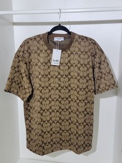 Brown coach tee