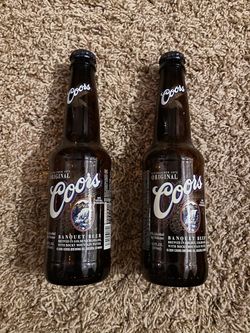 Coors Light beer bottles