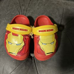 Ironman Toddler Crocs Sandals Size 6