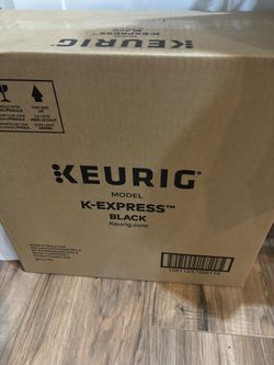 New Sealed In Box Keurig Black K-Express Single Serve Coffee Maker