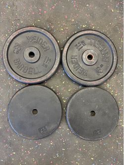 100 lbs Standard Weight Plate Set – 4×25 lb Plates