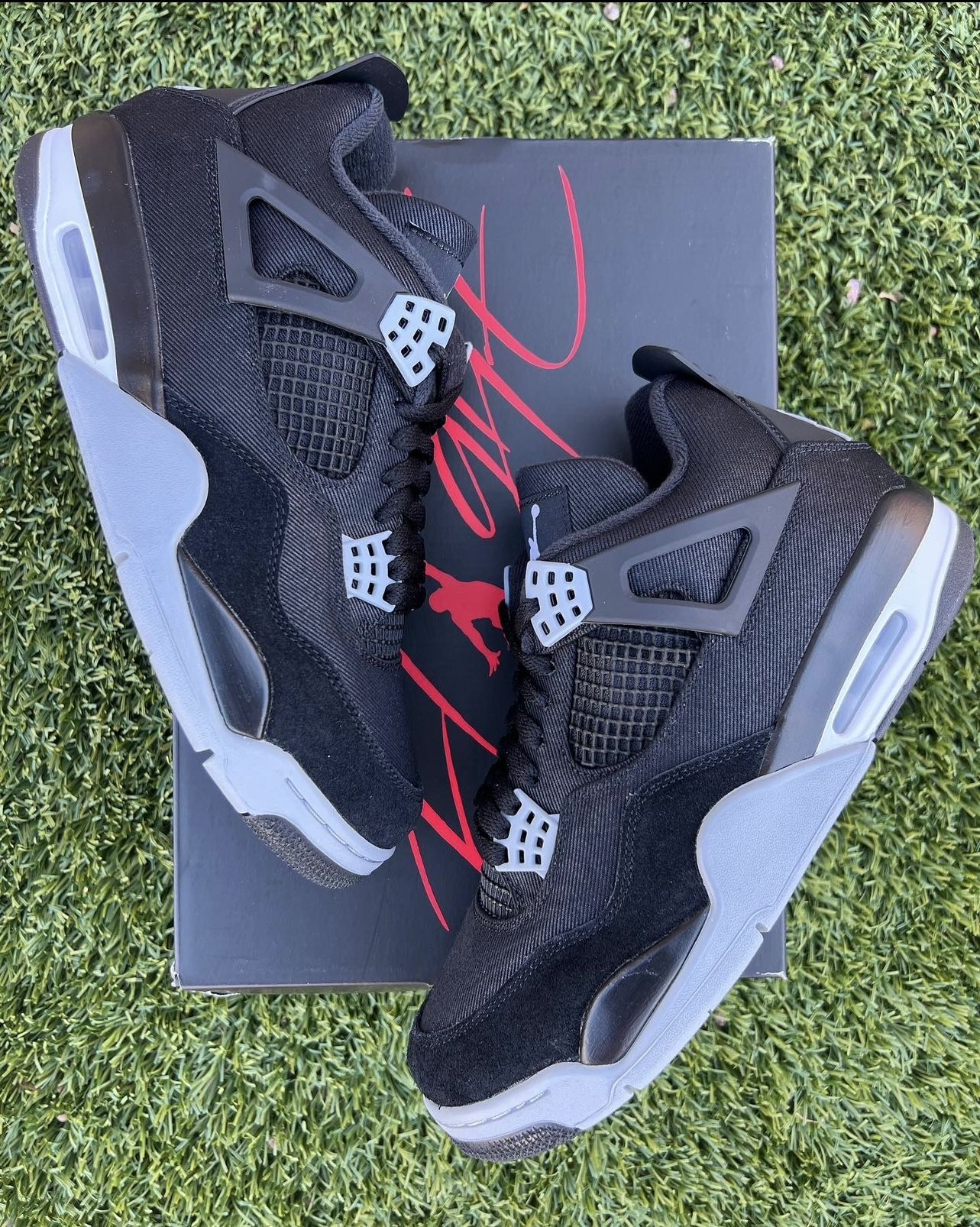 Jordan Retro “Black Canvas” Size 10