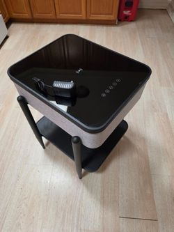 Jorvalee Built-In Speaker Accent Table with Wireless and USB charging