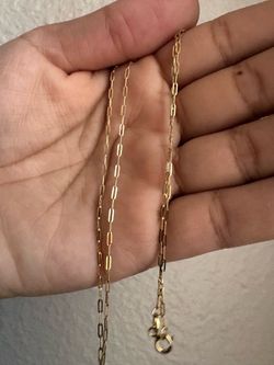 Gold necklace