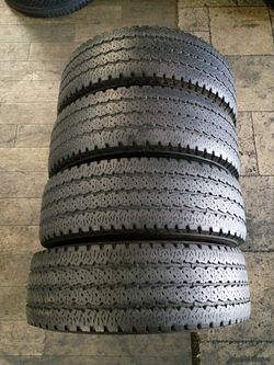 Set of 4 LT265/70/17 Firestone Transforce A/T $160