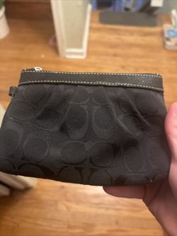 Black Coach Wrist Bag