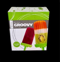 New Tovolo Groovy Pop Molds - Set of 6