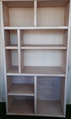 1989 Thornwood Postmodern Rolling Asymmetrical Bookcase - Adjustable Shelves
