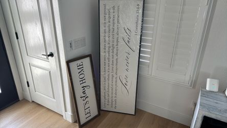 Home decor signs