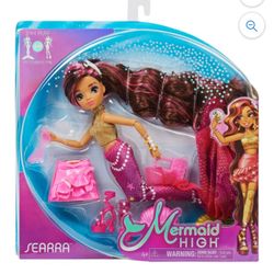 Mermaid High Searra Doll with Removable Tail, Clothes & Accessories