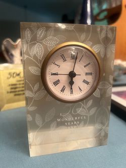 Hallmark 50 years clock