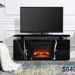 Tv Stand With Fireplace