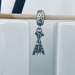 Pandora Silver New Ski Charm 