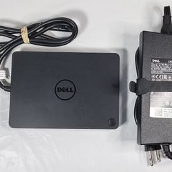 Dell USB-C WD15 K17 K17A Triple 4K Monitor Dock with 130W Adapter Included