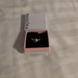Silver Rose Ring Pandora  New $40