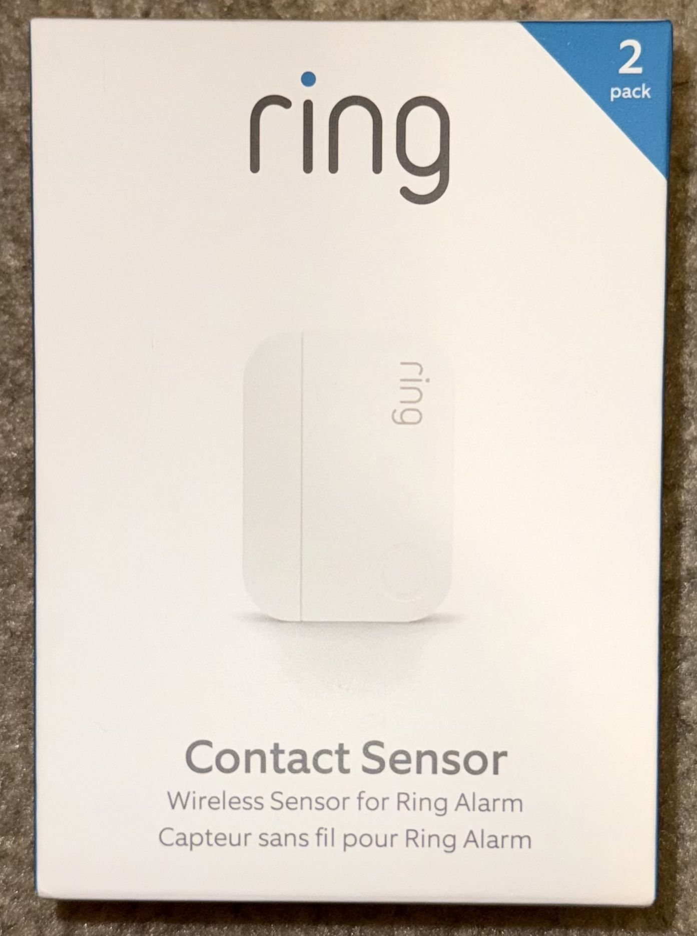 Ring Alarm Wireless Contact Sensor - 2nd Gen / White / 2 Pack / NEW SEALED