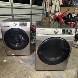 SAMSUNG FRONT LOADING WASHER & DRYER
