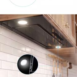 36 in. 900 CFM Convertible Insert Range Hood in Stainless Steel and Black Glass with LED Lights