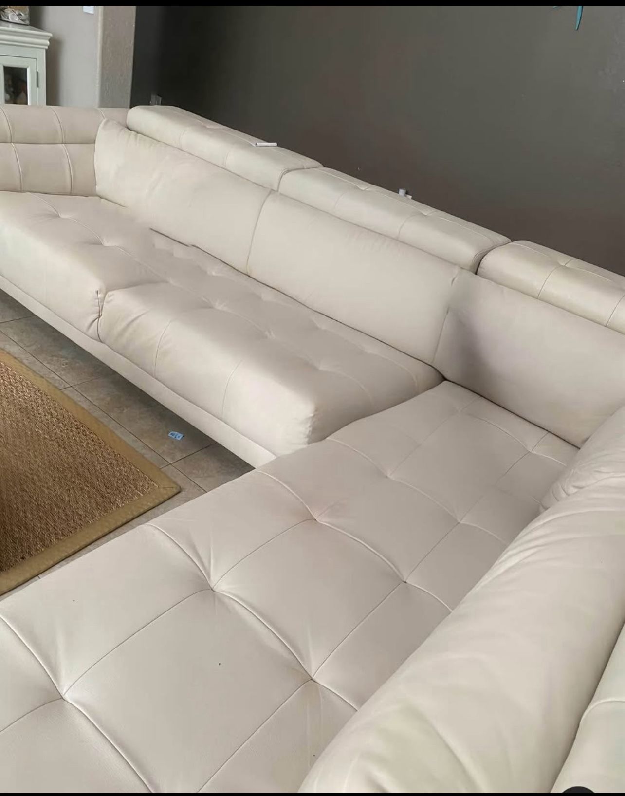 Leather Sofa With Storage