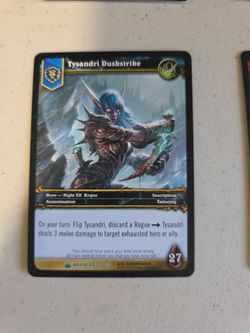 WoW TCG Tysandri Duskstrike Wrathgate Card