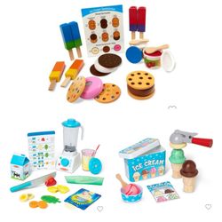 Melissa & Doug toy sets ice cream desserts pretend play toys