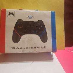 WIRELESS REMOTE CONTROLLER  FOR NINTENDO  SWITCH  NEW.   S  L