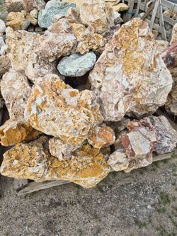 Boulders and rocks of all sizes