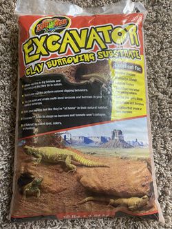 ZOO MED EXCAVATOR CLAY BURROWING SUBSTRATE for Sale in San Antonio, TX -  OfferUp