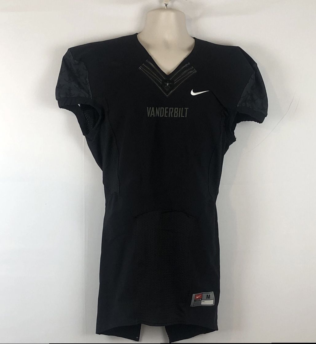 Nike Team Issue Vanderbilt Commodores Football Jersey Mens MED BLACK ANCHOR DOWN