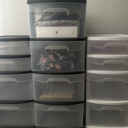 Sterilite Plastic Storage Drawers 