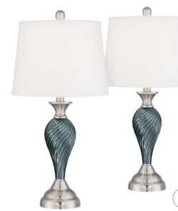 Regency Hill Arden 25” Table Lamps (set of 2)