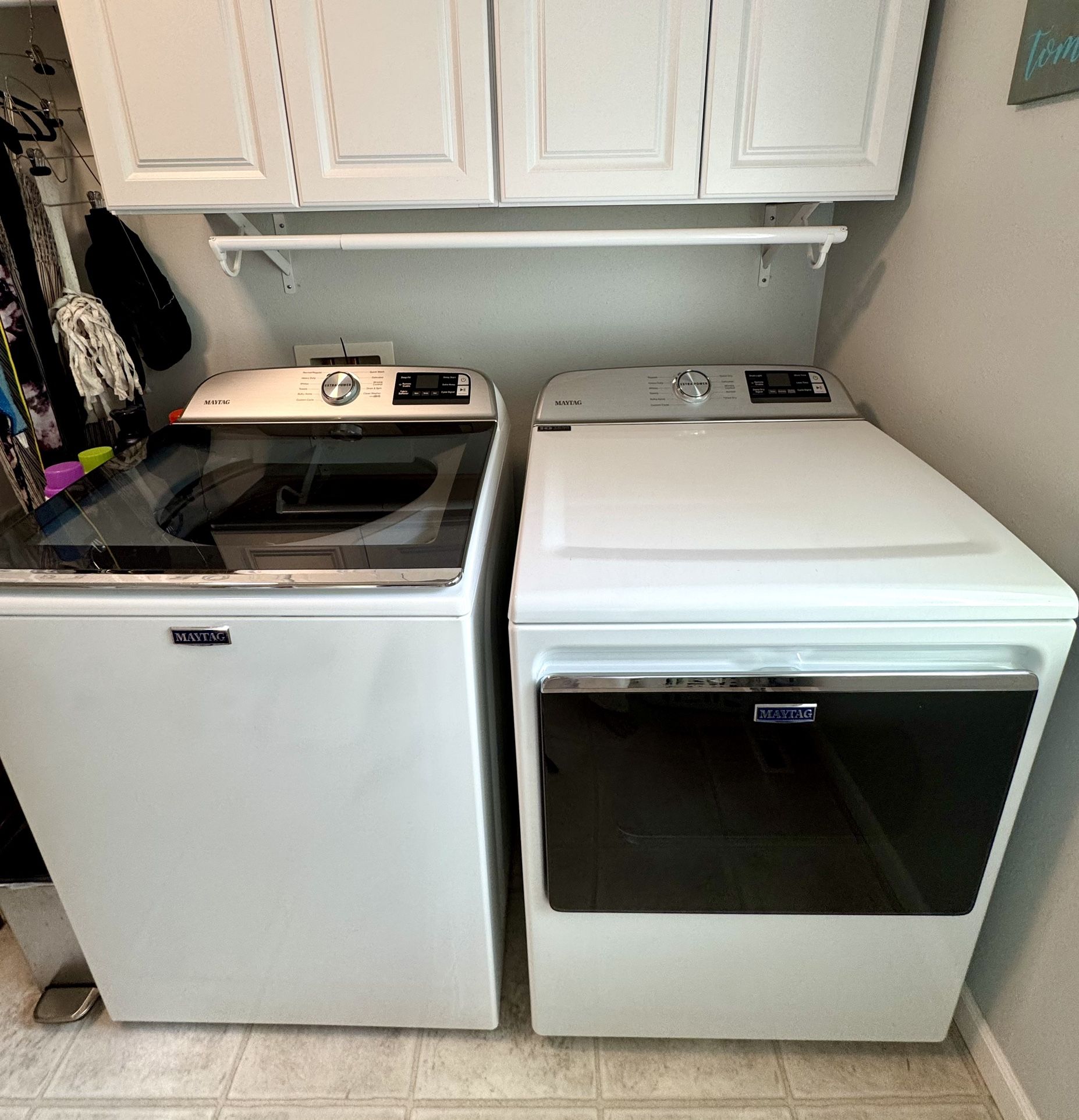Maytag Top Loading High Efficiency Washer And Dryer Set