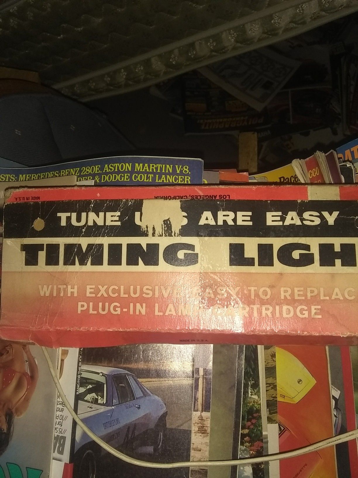 Vintage timing light,good display piece,works too!