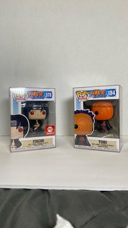 Funko Pop Naruto Itachi #578 and Tobi #184 Set