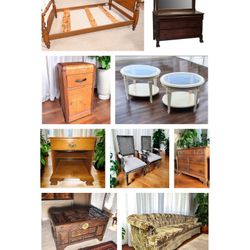 Vintage And Antique Furniture Bedroom Living room Dining