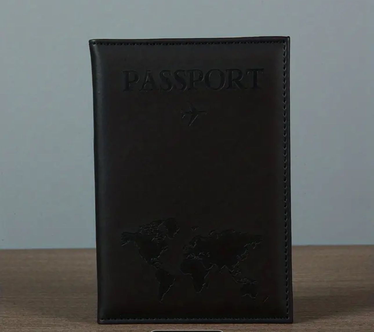 PU Simple Passport Holder, Passport Protection Case, Travel Passport ID Credit Card Cover Holder