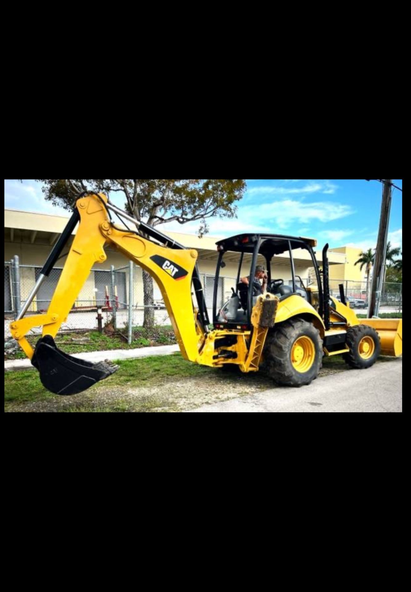 BACKHOE LOADER  CAT 420F 4X4 