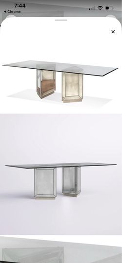 Stunning glass table - priced to sell fast!