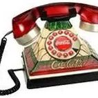 Old school vintage coca-Cola phone