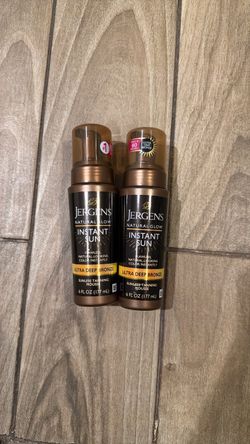 Jergens instant sun 2 x $15