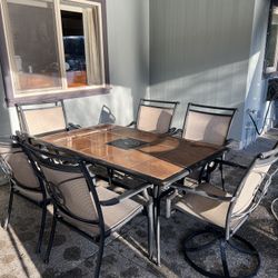 Patio Table With 6 Chairs