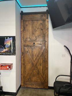 Custom Barn Door with Hardware