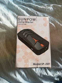 Jump Starter by Sunpow – Brand New in Box – $80