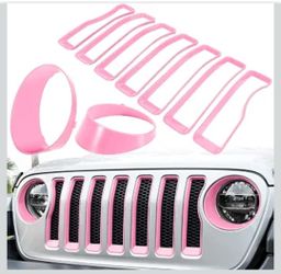 Grill inserts for wrangler