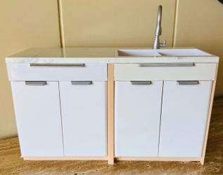 Rainbow High Doll House Kitchen Sink Counter Top Cabinet Replacement Furniture