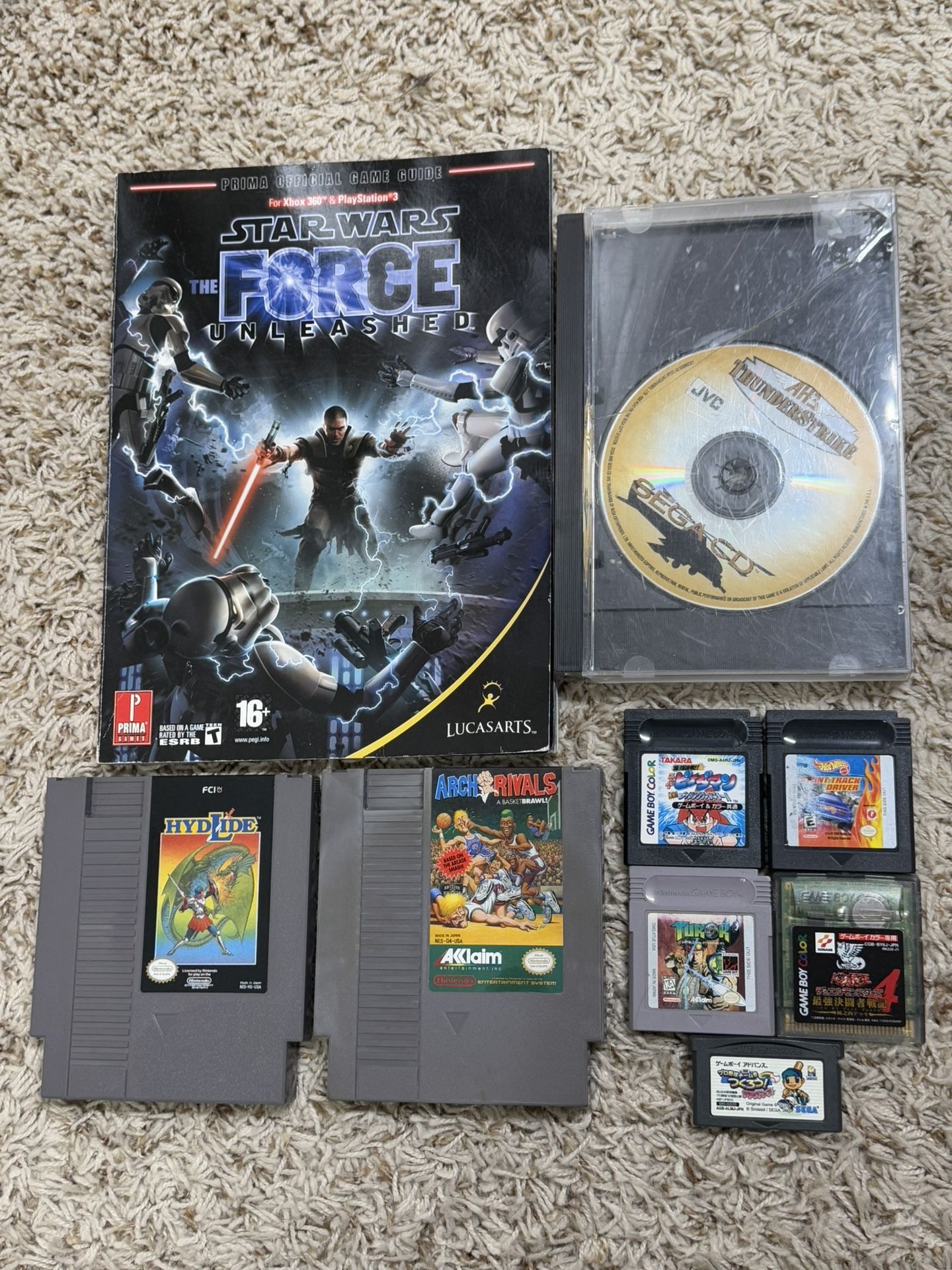 Nintendo NES Game Boy Sega CD game lot