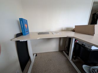 L-Shaped Electric Standing Desk