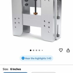 Jack Plate JPL4500 Adjustable 6" Outboard Motor Jack Plate for Boat Steering System