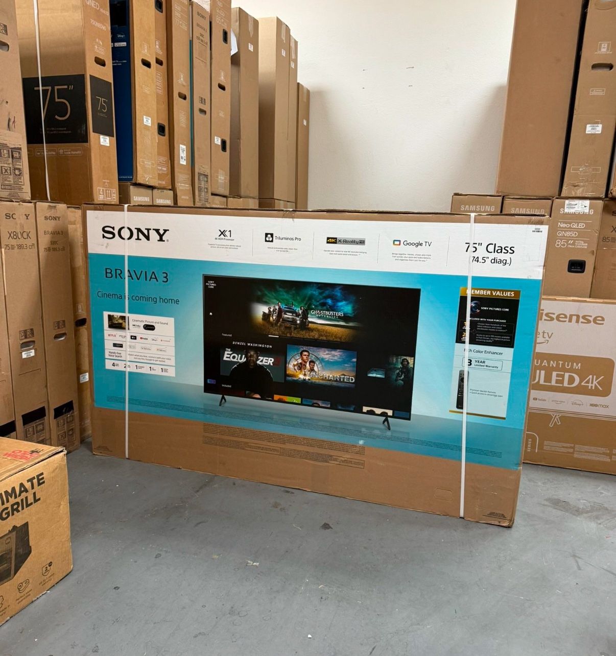 75 “ Sony Smart 4K Bravia Tv