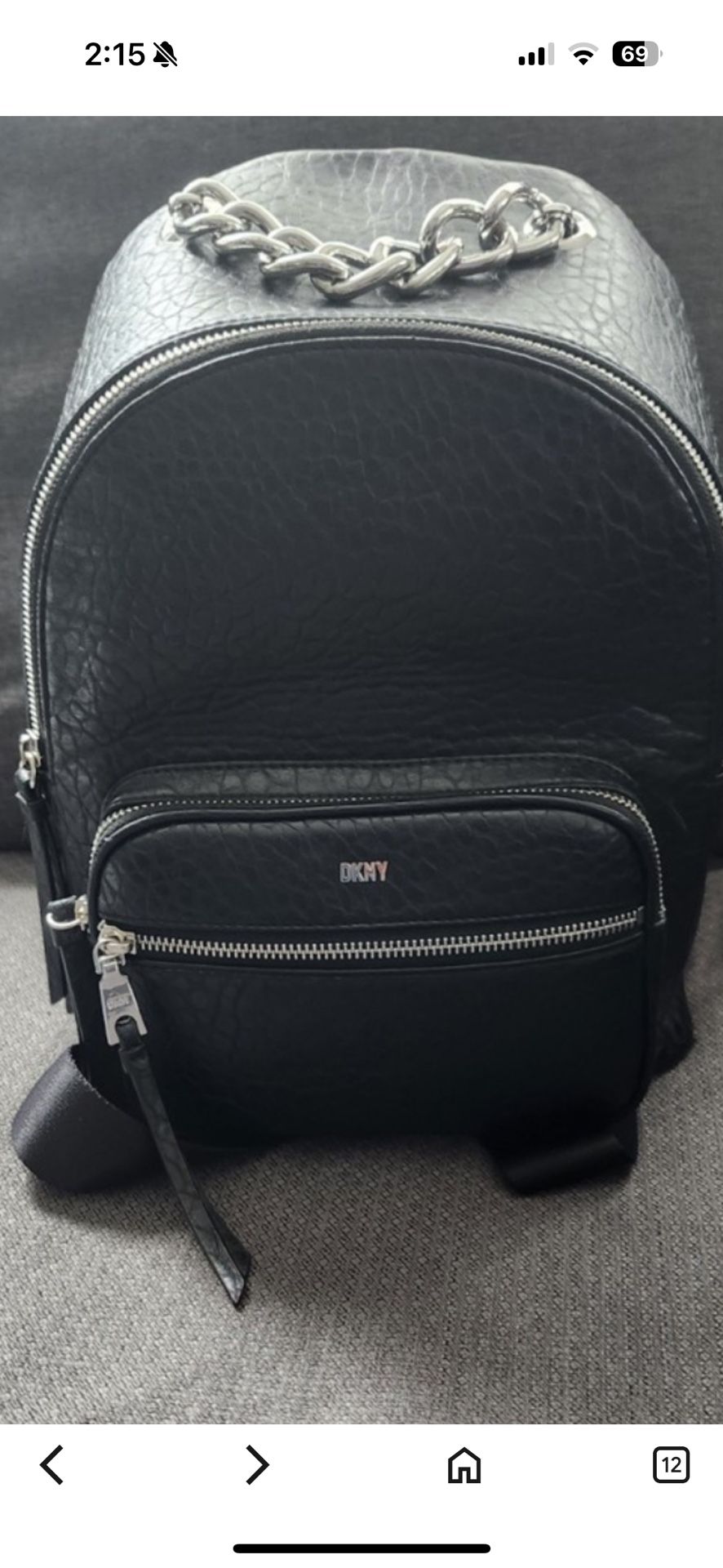 DKNY Backpack Purse